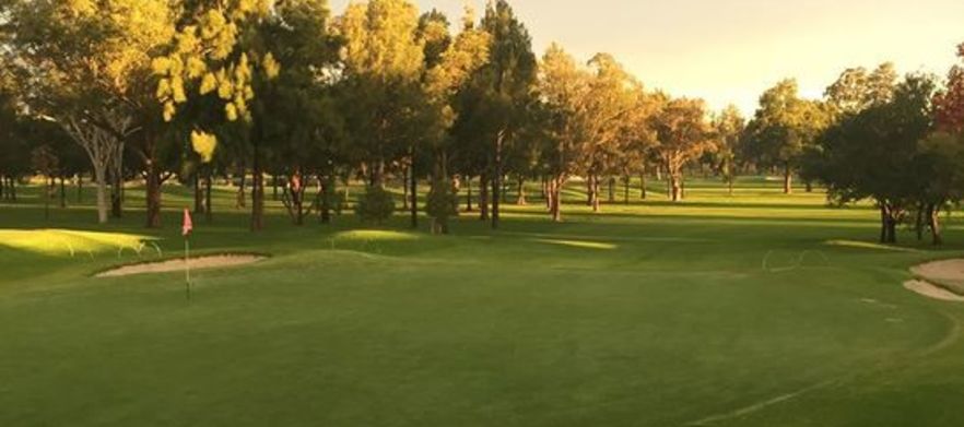 At <em>Richmond Golf Club:</em> 18 Holes for Two with a cart, & a cold beer each. Richmond Golf Club Hosted the <em>Coca Cola Australian PGA Seniors Championship.</em> 