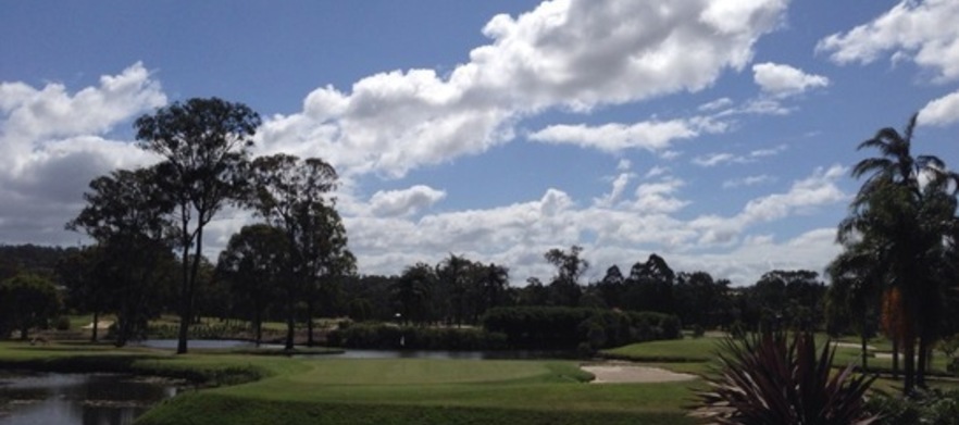 <em>Parkwood International on the Gold Coast.</em> Golf for 2 with a Motorised Cart 