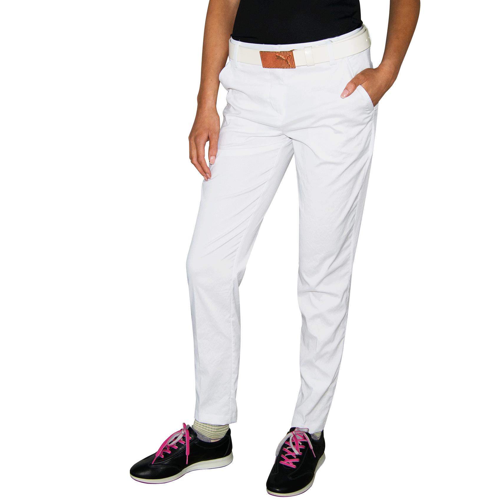 Puma Womens Pounce Golf Pants Bright White just 52.99, save 46.96!