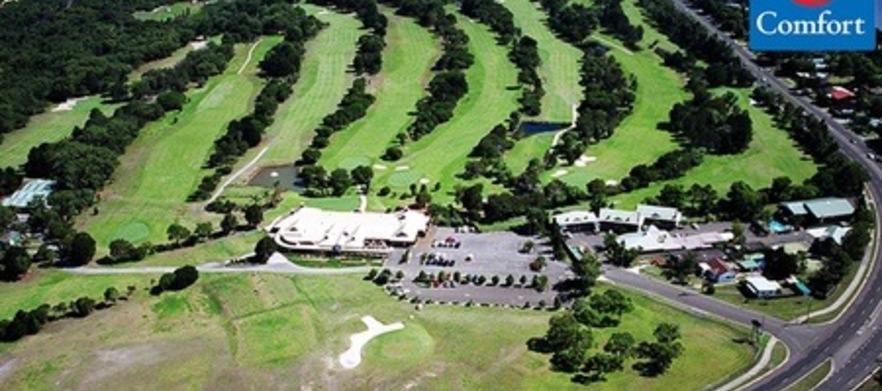 2 Night Stay & Play for Two at <em>The Comfort Inn Fairways with golf at Port Kembla Golf Club.</em> TWO night's stay for two with breakfasts, golf in a cart at Port Kembla Golf Club plus late check out! 
