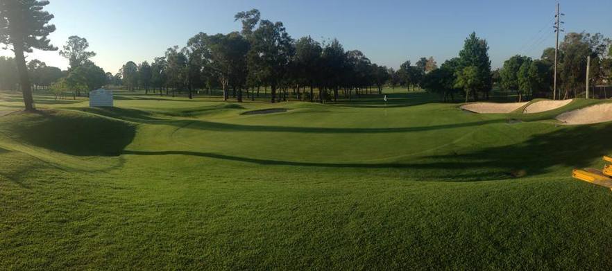At <em>Richmond Golf Club:</em> 18 Holes for Two with a cart, & a cold beer each. Richmond Golf Club Hosted the <em>2015 Coca Cola Australian PGA Seniors Championship.</em> It is about an hour's drive from Sydney Central.