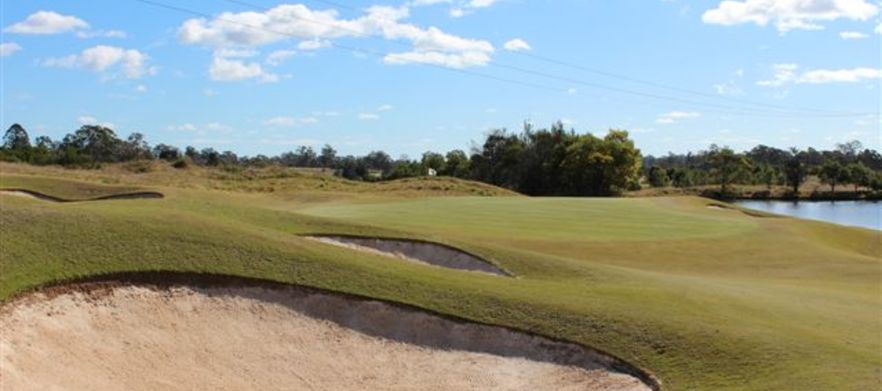 Play one of the <em>Top 100 Public Golf Courses</em> in Australia,  at <em>Camden Lakeside Country Club.</em>  18 Holes for FOUR with Motorised Cart, Range Balls & Refreshment Vouchers.