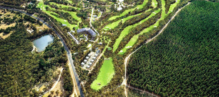 18 Holes For Two in a Motorised Cart at the Tony Cashmore Designed Golf Course, <em>Novotel Forest Resort Creswick!</em> Bookings Available 7 days a Week. 