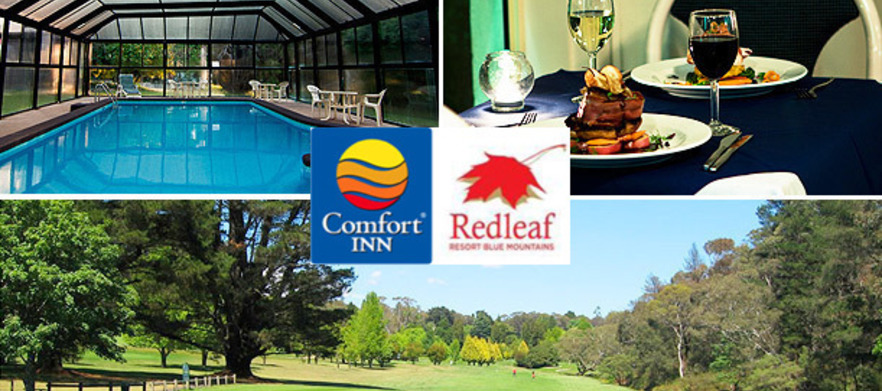 <em>Blue Mountains Golf Stay at The Comfort Inn Redleaf Resort.</em> For 2 people, playing at <em>Blackheath and Springwood</em> 