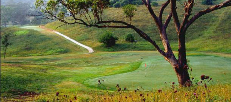 18 holes for Two at <em>Macarthur Grange Country Club.</em> Enjoy a shared cart & a soft drink each after your game. 