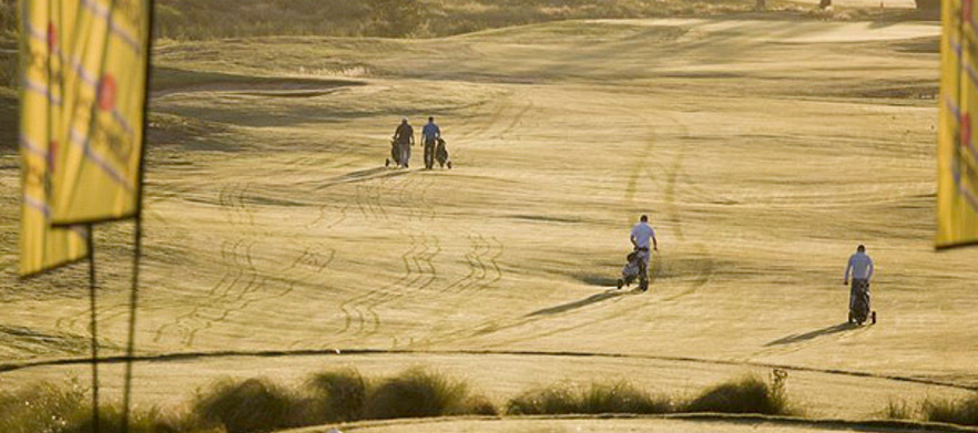 <em>Sunshine Golf Club:</em>  18 holes of golf for 2 with range balls before your round and a beer each afterwards.