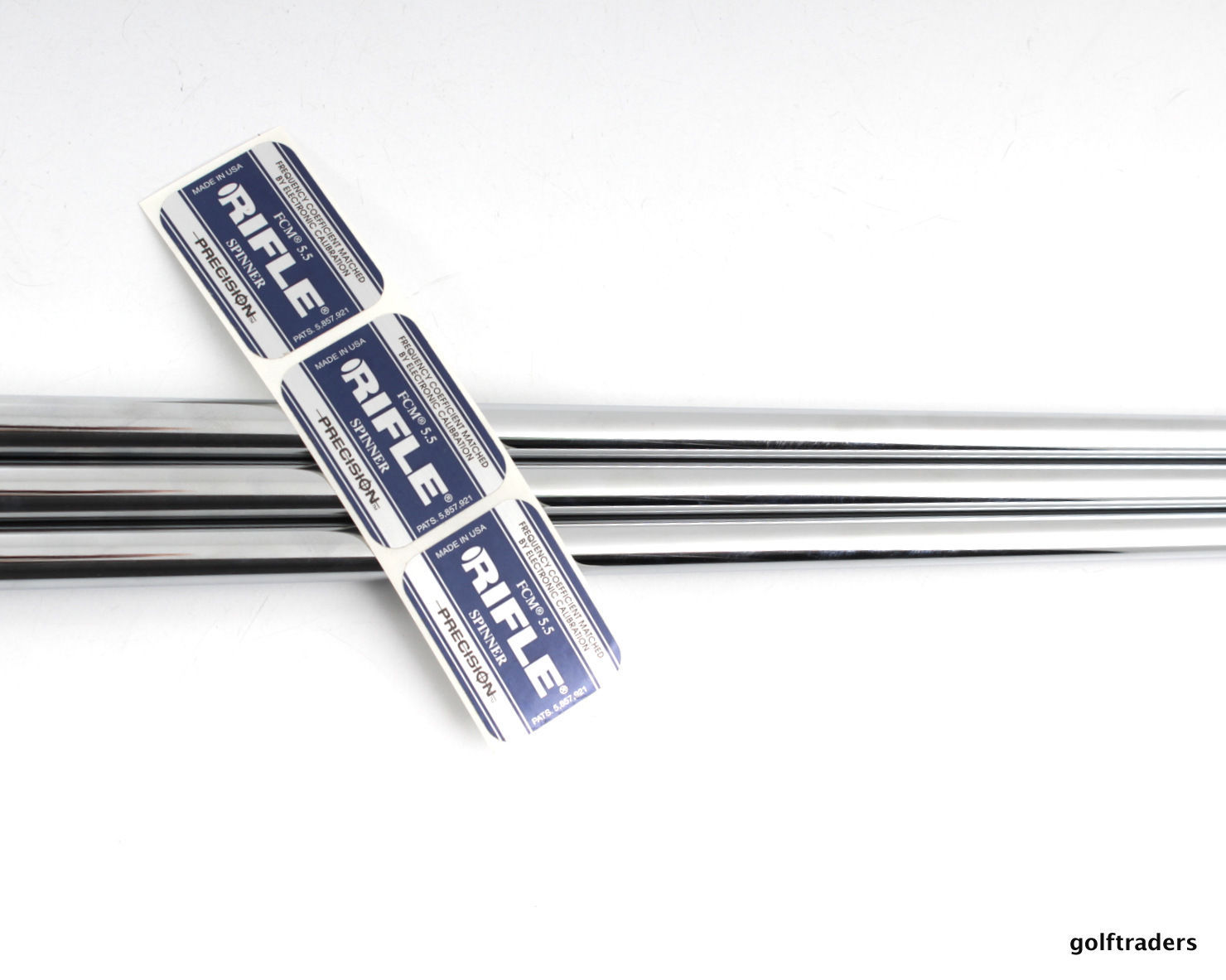 RIFLE STEEL SPINNER WEDGE SHAFT SET 5.5 FIRM REGULAR FLEX .370 TIP 37