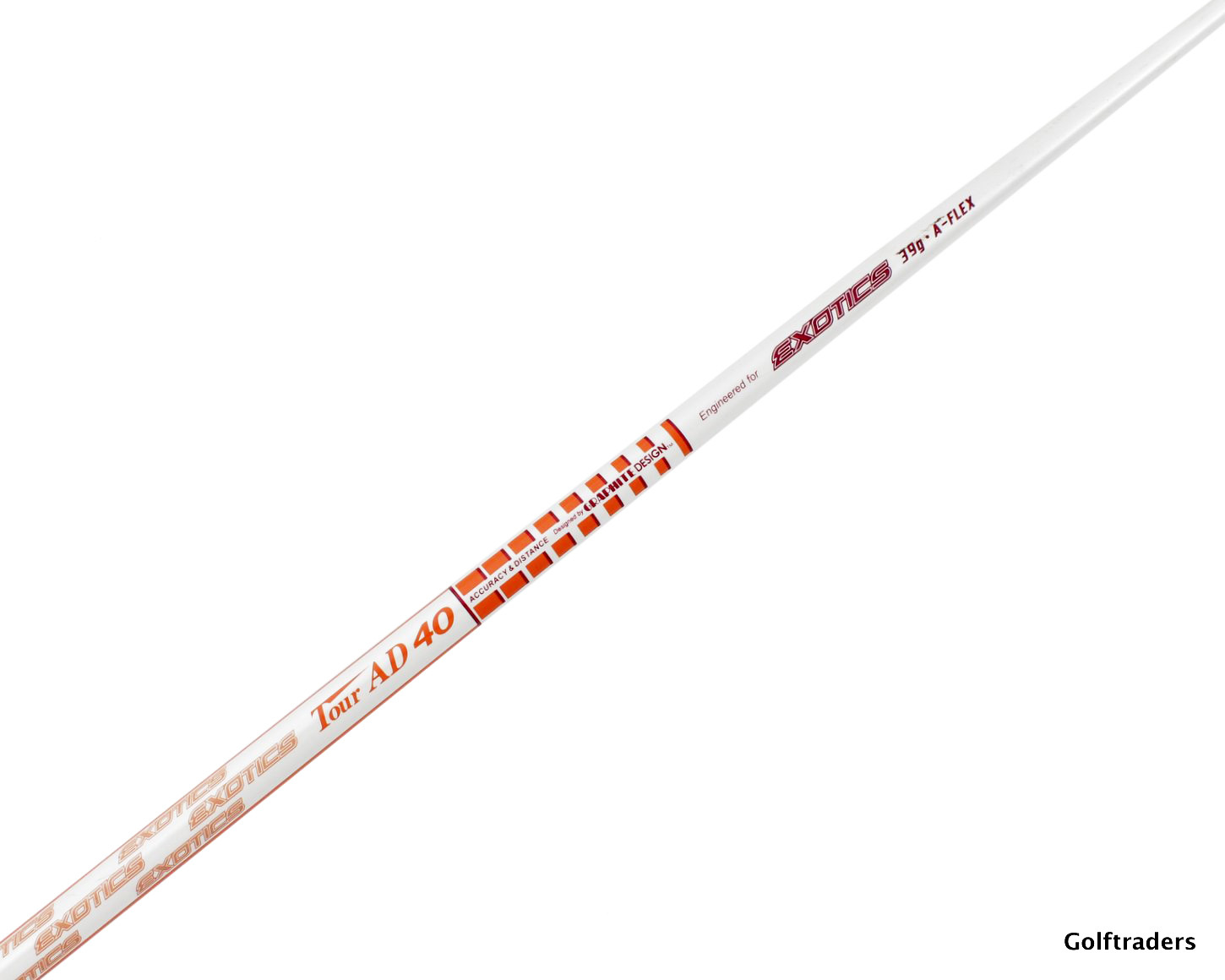 TOUR AD 40 DRIVER SHAFT 39 GRAM SENIOR FLEX + ADAPTER & GRIP 44" SH4534 [Adapter: NO ADAPTER INSTALLED] - Image 1