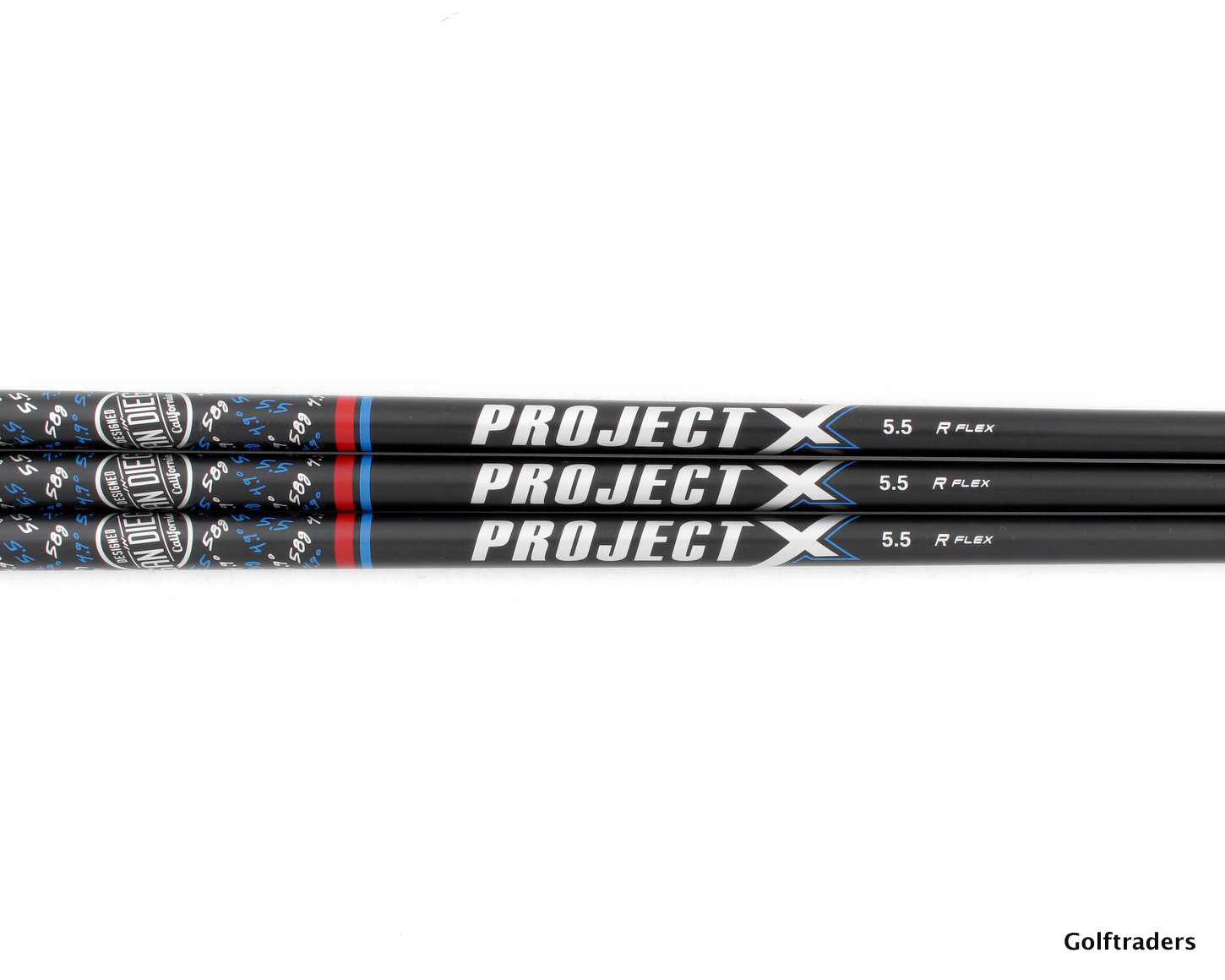 PROJECT X GRAPHITE HYBRID SHAFT SET FIRM REGULAR FLEX .370 TIP SH4491 - Image 1