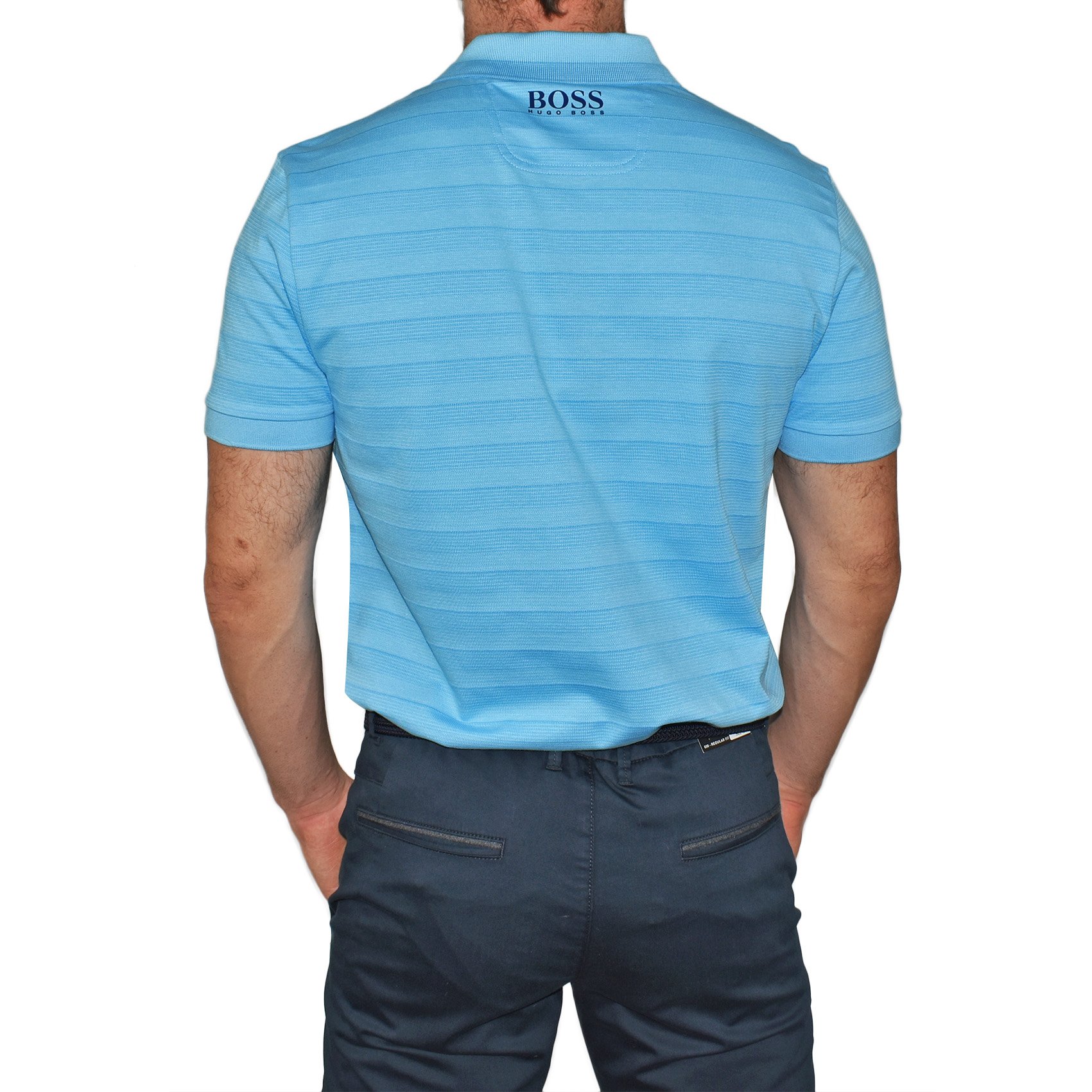 Hugo Boss Paddy Pro 2 Golf Shirt Sky Blue just 159.99, save 39.96!
