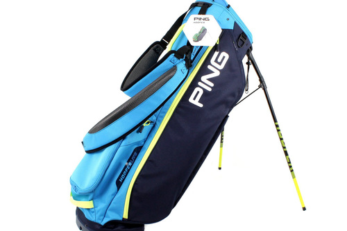 New Ping Hoofer Lite 201 Golf Stand Bag Navy / Bright Blue / Neon G2383 - Image 1