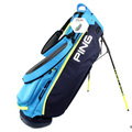 New Ping Hoofer Lite 201 Golf Stand Bag Navy / Bright Blue / Neon G2383 - Image 1