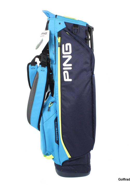 New Ping Hoofer Lite 201 Golf Stand Bag Navy / Bright Blue / Neon G2383 - Image 2