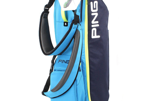 New Ping Hoofer Lite 201 Golf Stand Bag Navy / Bright Blue / Neon G2383 - Image 3