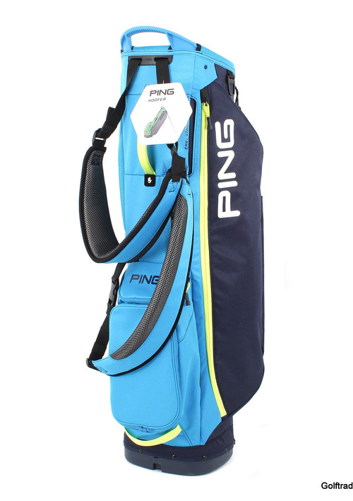 New Ping Hoofer Lite 201 Golf Stand Bag Navy / Bright Blue / Neon G2383 - Image 3