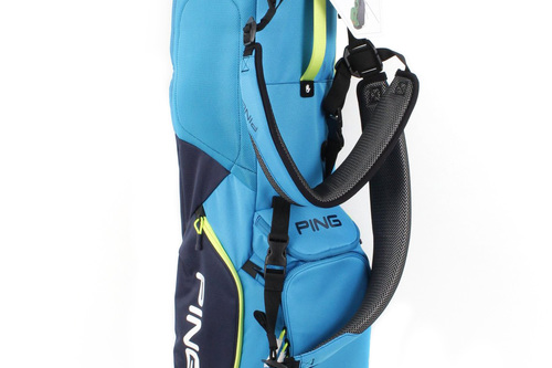 New Ping Hoofer Lite 201 Golf Stand Bag Navy / Bright Blue / Neon G2383 - Image 4