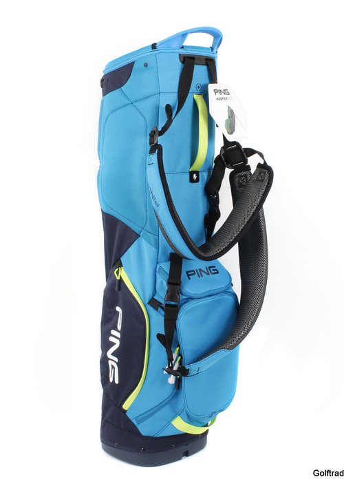 New Ping Hoofer Lite 201 Golf Stand Bag Navy / Bright Blue / Neon G2383 - Image 4