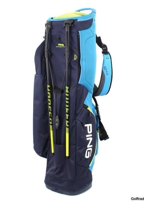New Ping Hoofer Lite 201 Golf Stand Bag Navy / Bright Blue / Neon G2383 - Image 6