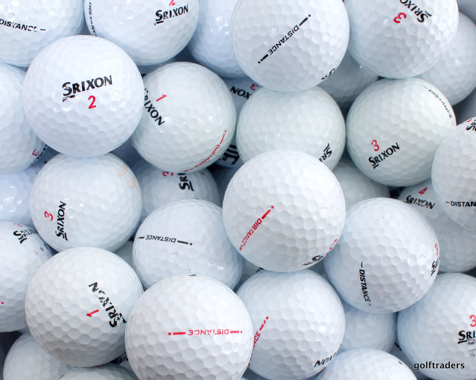 SRIXON DISTANCE GOLF BALLS x 50 USED D5597 just 50.00