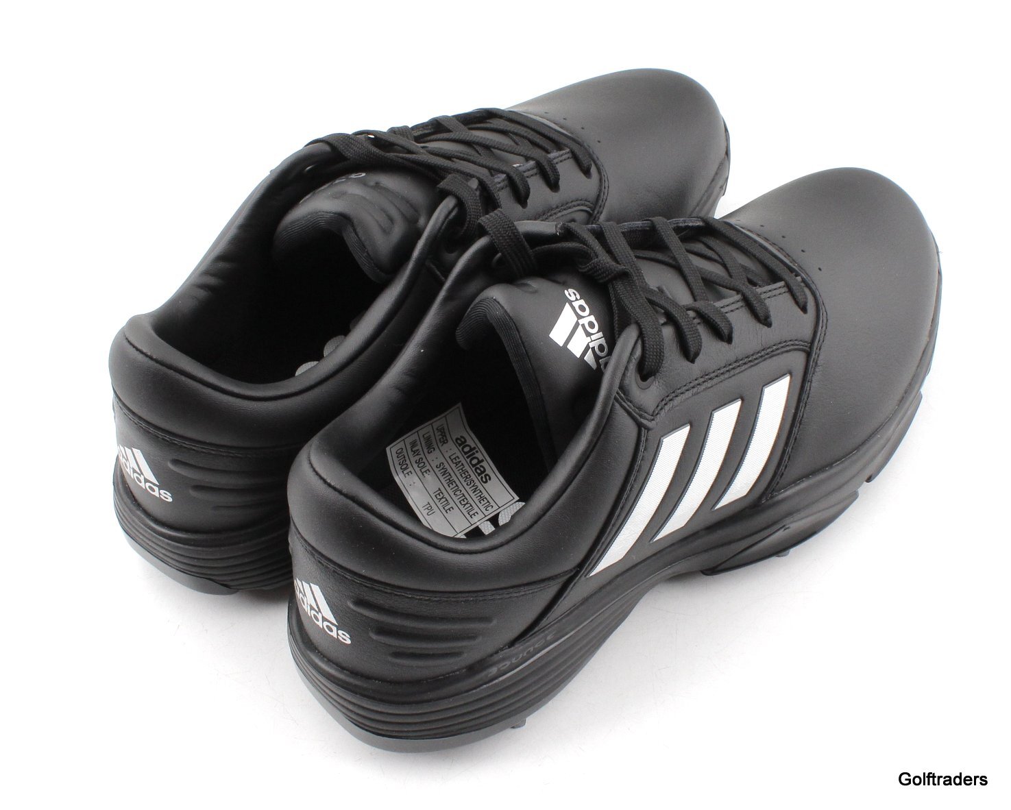New Adidas 360 Bounce II Mens Golf Shoes Black / Silver Met Size 11US W G2638 just $169.00