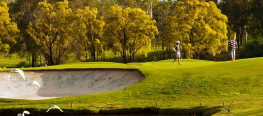Play one of <em>Brisbane's finest Championship Courses!</em> 18 Holes for TWO in a Motorised Cart at <em>McLeod Golf Club.</em> Includes a Cold Beer each after your game.