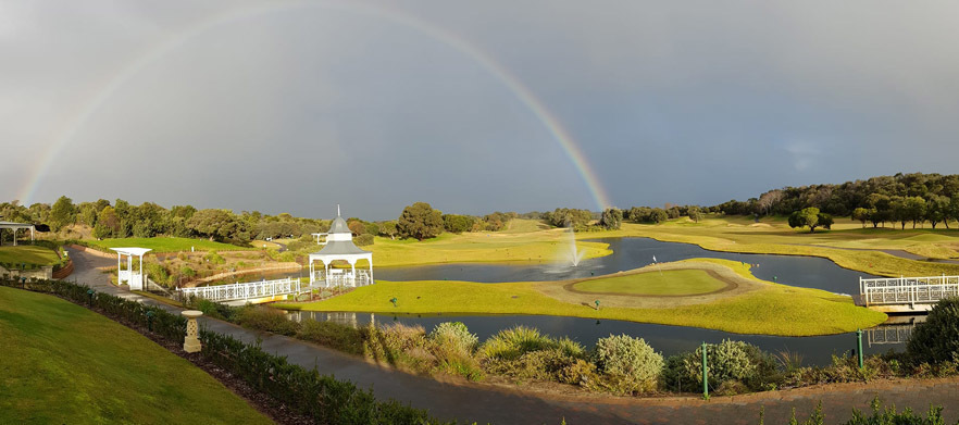 Play One of The Mornington Peninsula's True Gems! 18 Holes for 2 at the <em>Stunning Eagle Ridge Golf Course</em> in a Shared Motorised Cart.