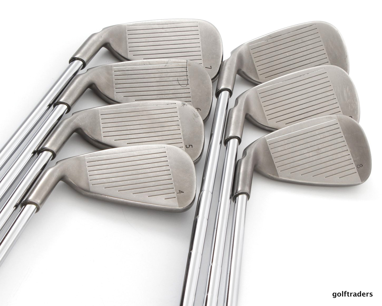 PING G30 BLACK DOT IRONS 4PW STEEL CFS DISTANCE STIFF FLEX D5644 just