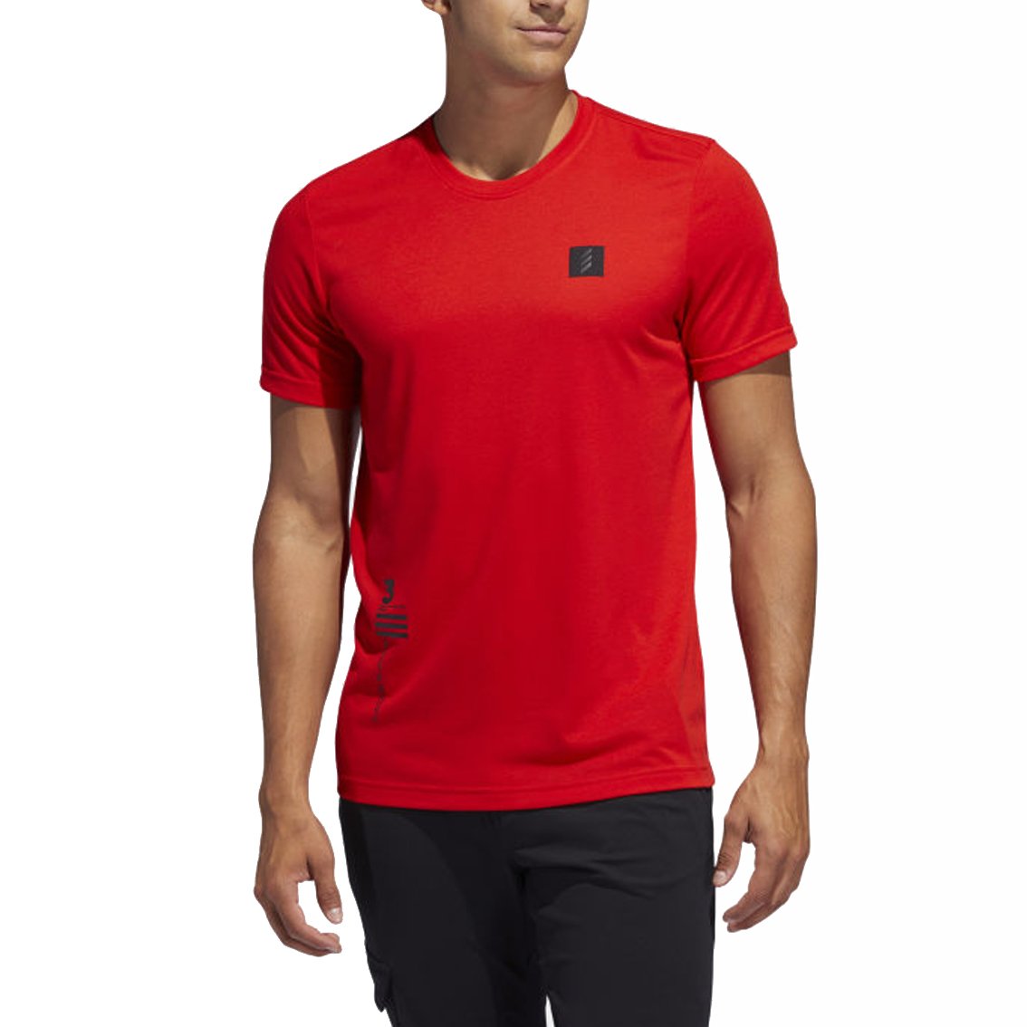 Ão phÃ´ng Adidas ADICROSS DRAW FADE MOCK T-SHIRT GL2416