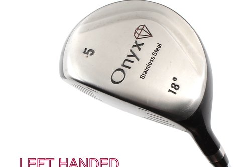 Clearance Onyx 5 Wood 18º Steel Regular Flex Left Handed B2238 - Image 1