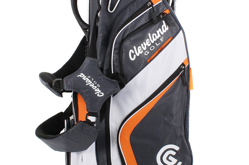 New Cleveland Lite Golf Stand Bag Charcoal / Orange / White G2863 - Image 2