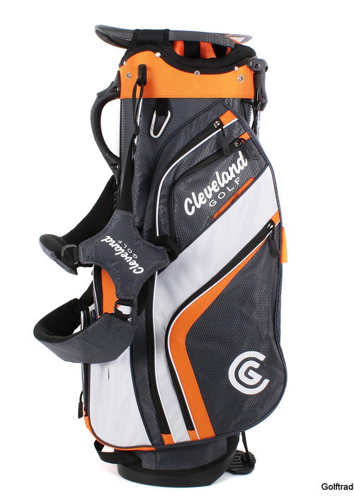 New Cleveland Lite Golf Stand Bag Charcoal / Orange / White G2863 - Image 2