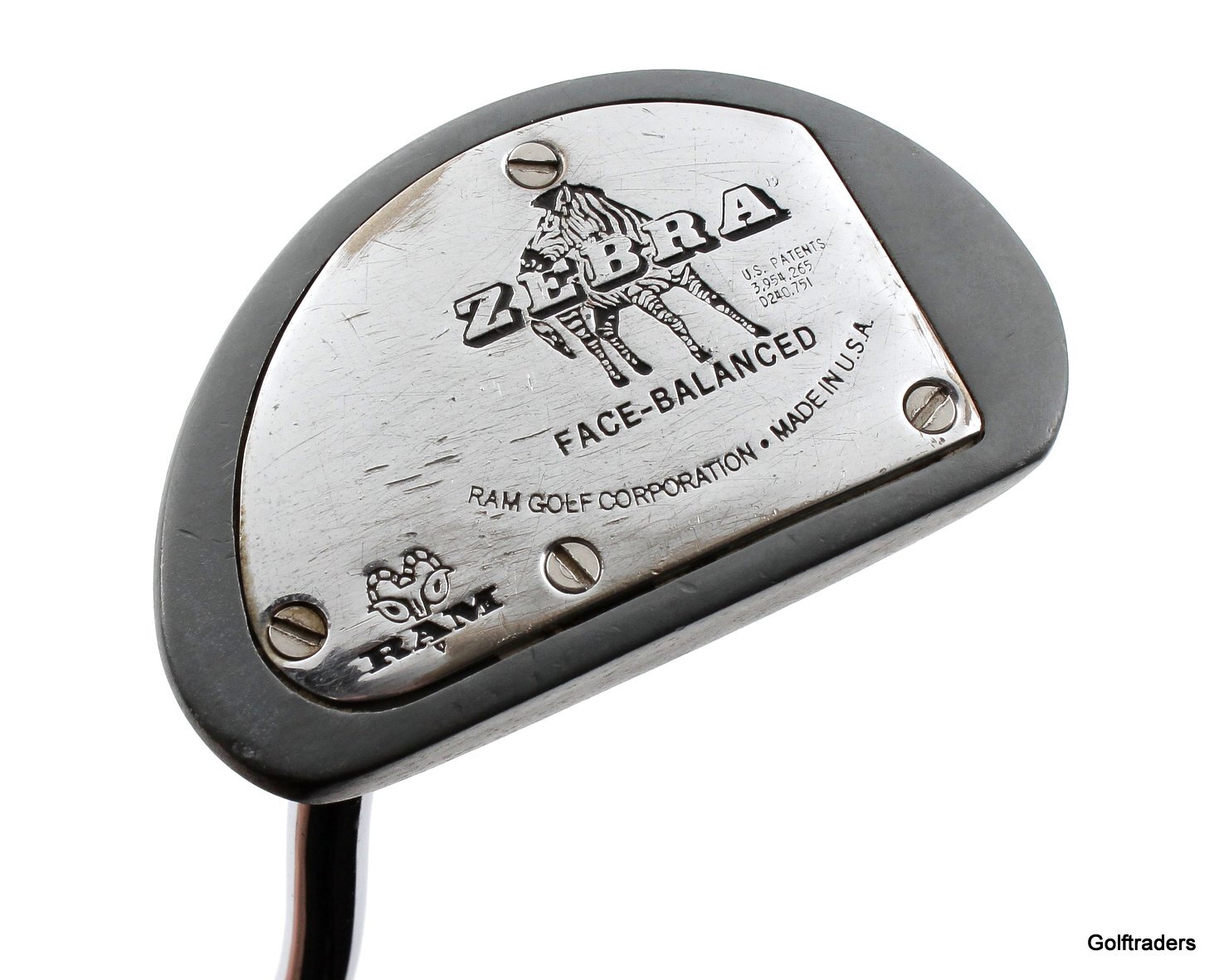 Ram Zebra Face Balanced Putter Steel 36" New Grip G3006 just 99.00