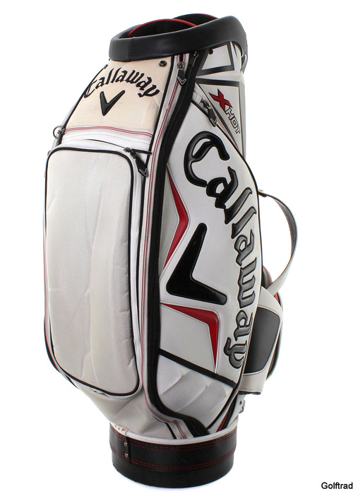 Callaway X Hot Golf Cart Bag White Used No Shoulder Strap G2814