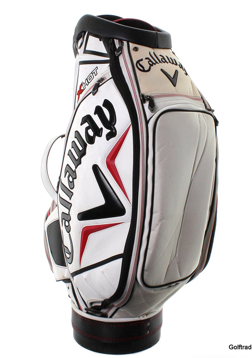 Callaway X Hot Golf Cart Bag White Used No Shoulder Strap G2814