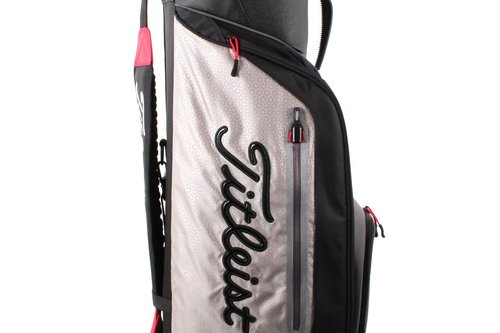 New Titleist Lightweight Club 14 Golf Cart Bag Black / Grey / Red G3579 - Image 4