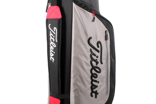 New Titleist Lightweight Club 14 Golf Cart Bag Black / Grey / Red G3579 - Image 5