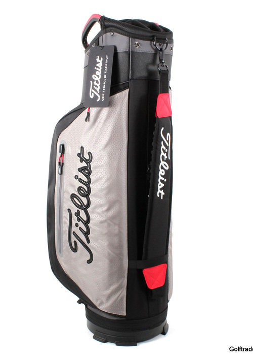 New Titleist Lightweight Club 14 Golf Cart Bag Black / Grey / Red G3579 - Image 6