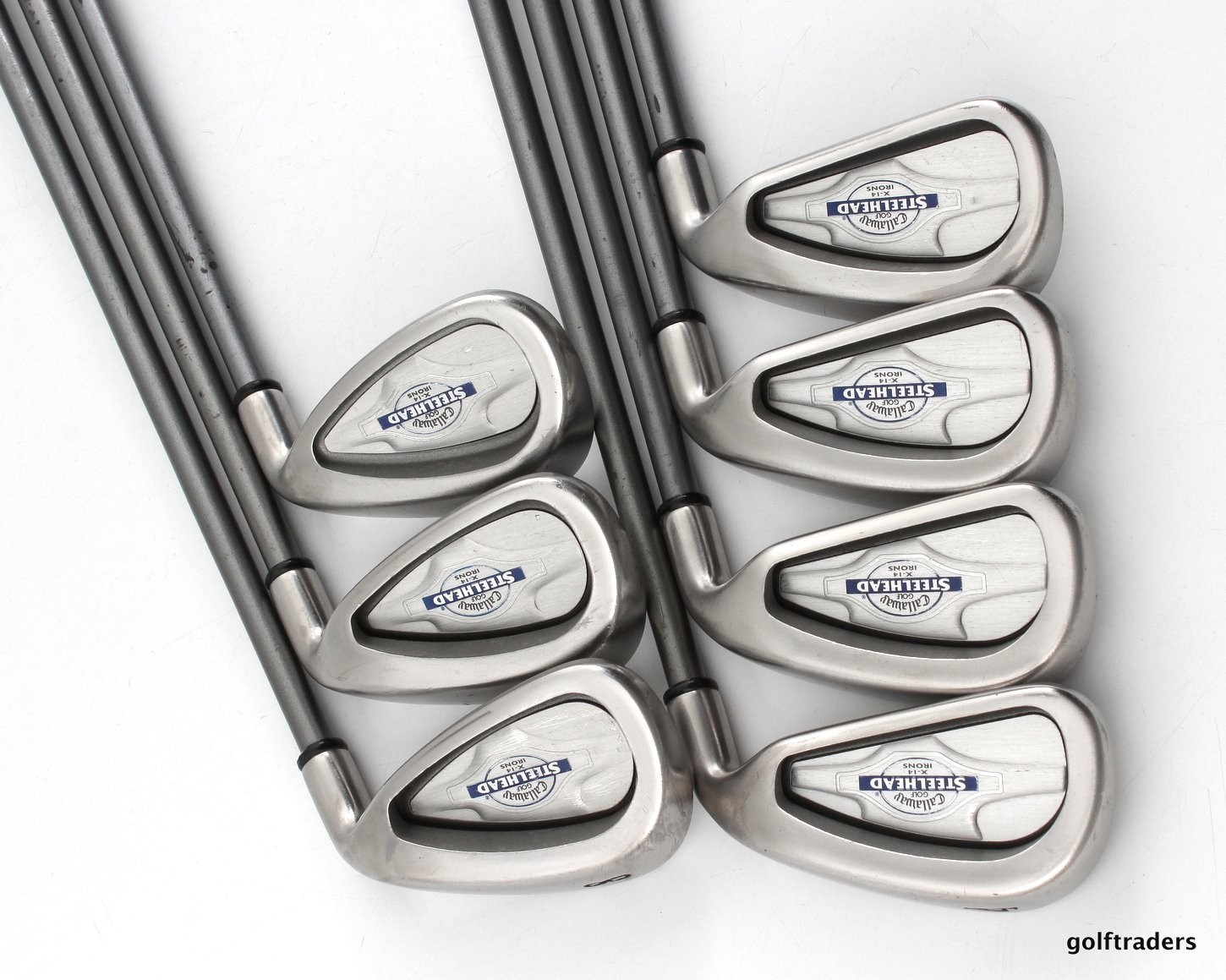 CALLAWAY STEELHEAD X14 IRONS 4PW GRAPHITE FIRM FLEX D5682 just 310.00 CALLAWAY STEELHEAD X14 IRONS 4PW GRAPHITE FIRM FLEX D5682 just 310.00