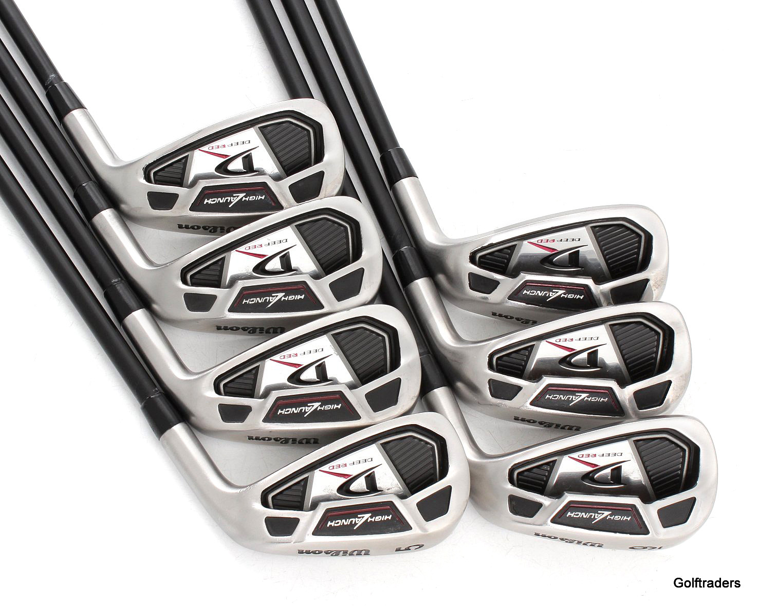 Wilson Deep Red High Launch Irons 5SW Graphite Regular Flex G3512 just