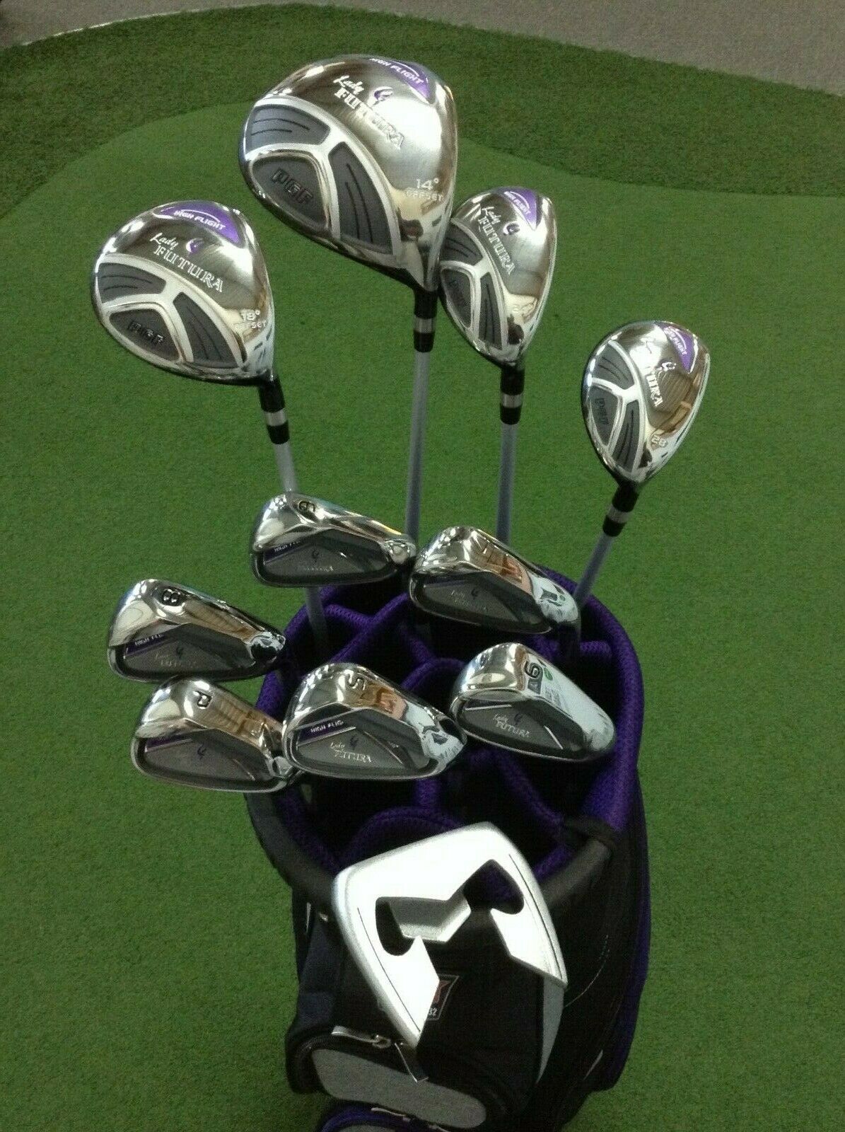 2019 PGF LADY FUTURA Graphite Pkg Full Ti Driver, Deluxe Bag,Putter,Covers just 629.99, save