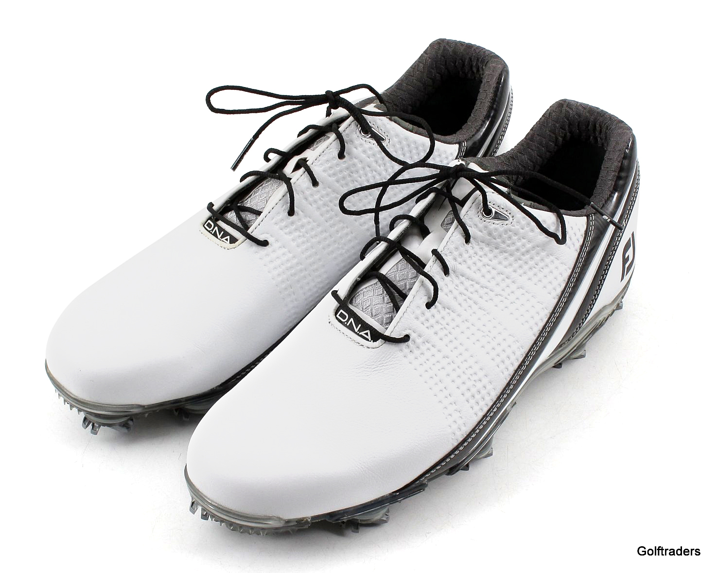 New Footjoy Dna 2.0 Golf Shoe White / Black Size 11.5 W G3617 just 229.00