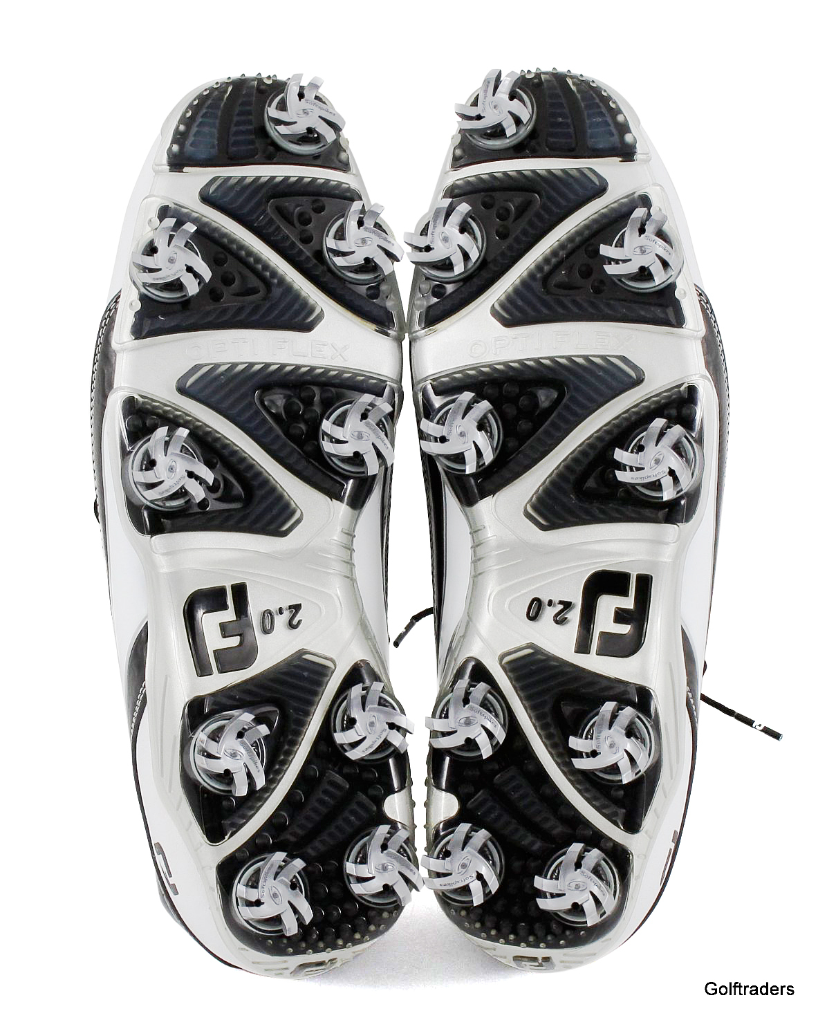 New Footjoy Dna 2.0 Golf Shoe White / Black Size 11.5 W G3617 just 229.00