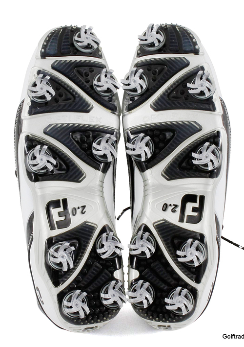 New Footjoy Dna 2.0 Golf Shoe White / Black Size 11.5 W G3617 just 229.00