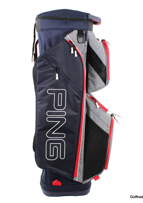 New Ping Traverse 191 Golf Cart Bag Heathered Grey / Navy / Scarlet