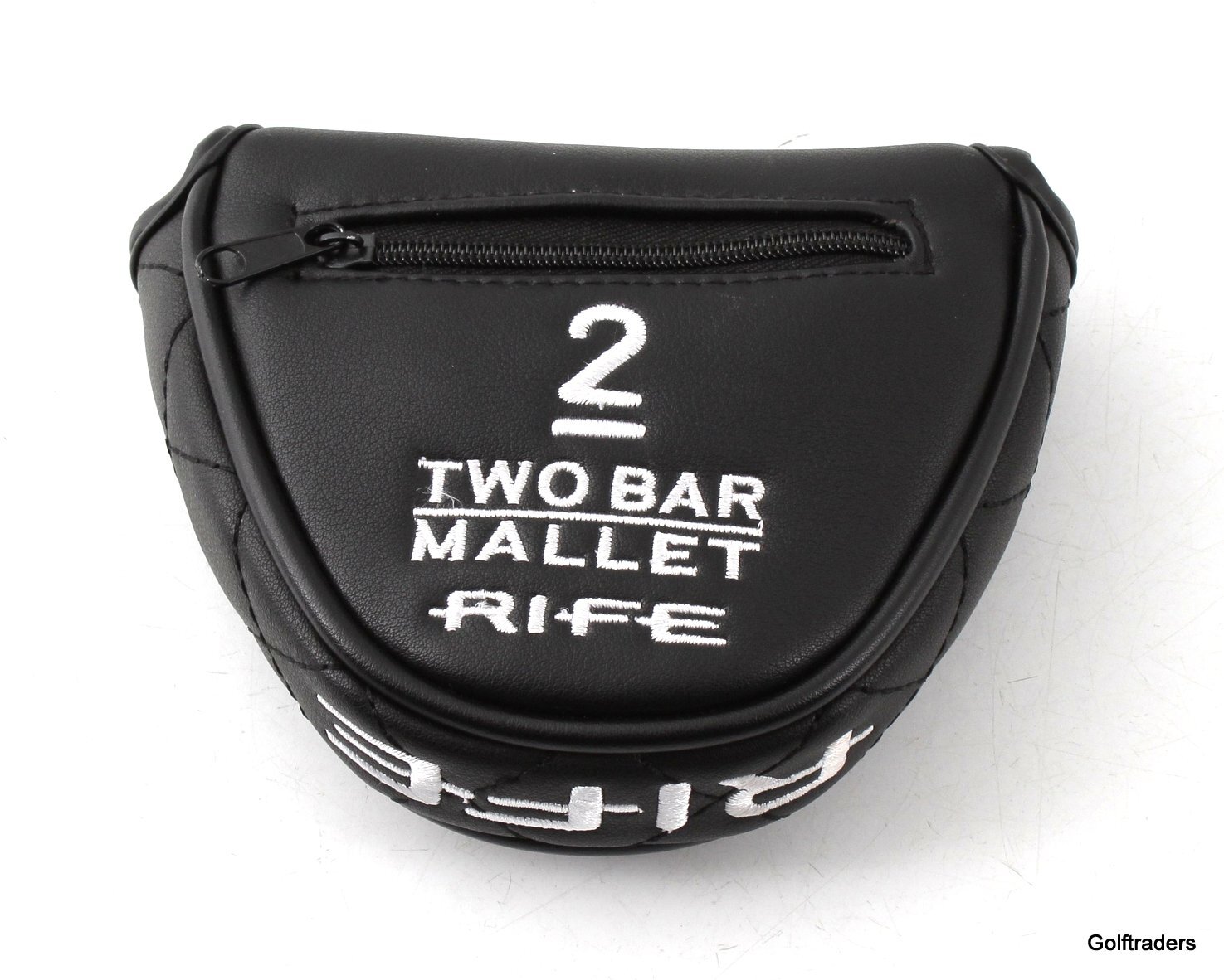 New Rife 2 Bar Mallet Putter 35" Steel Cover G3771 just 229.00