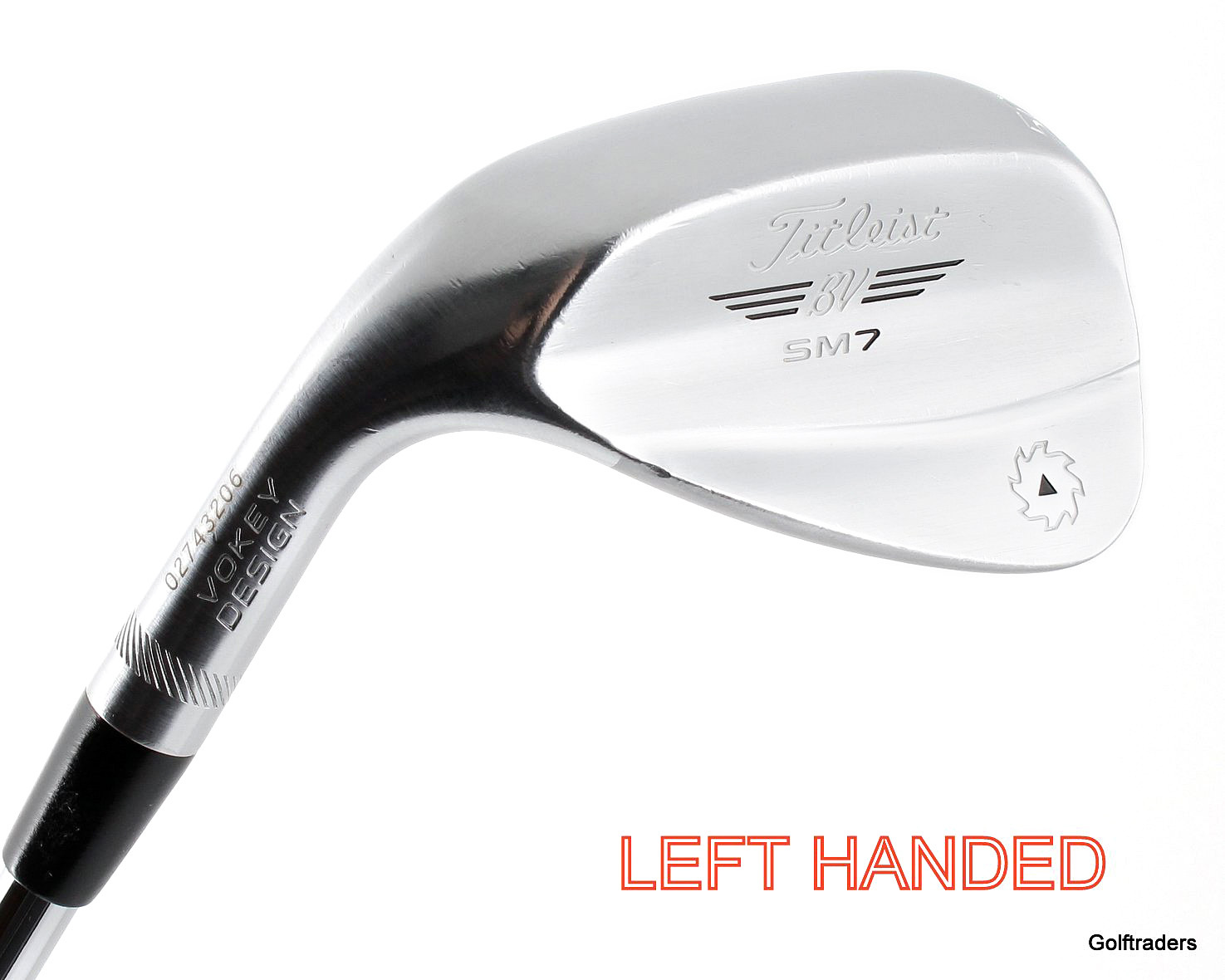 Titleist Vokey SM7 Chrome Gap Wedge 50.08F Steel Wedge Flex Left Handed