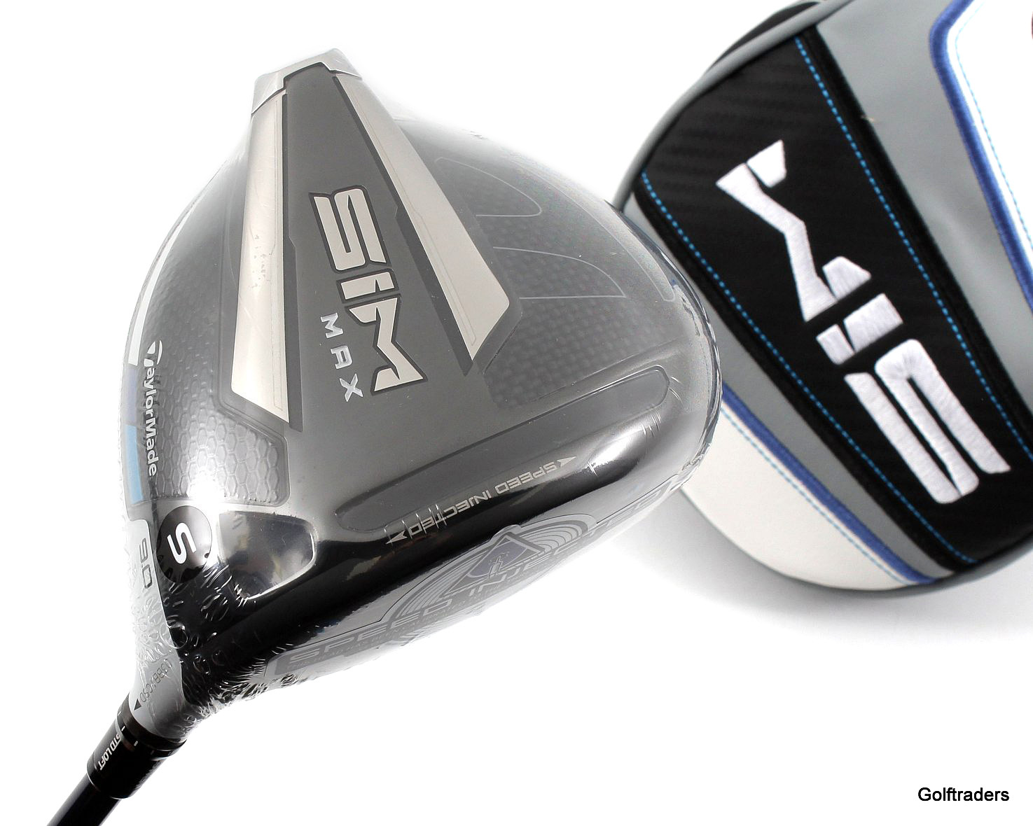 New Taylormade Sim Max Driver 9º Graphite Stiff Flex Cover Tool G4470