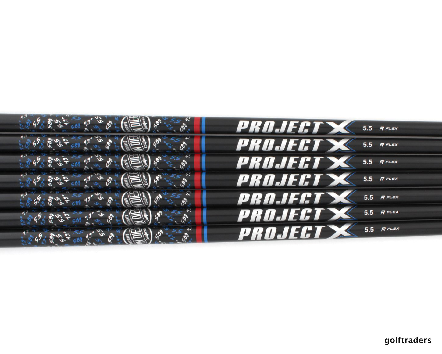 PROJECT X GRAPHITE 4PW IRON SHAFTS REGULAR FLEX .370 TIP LIKE NEW