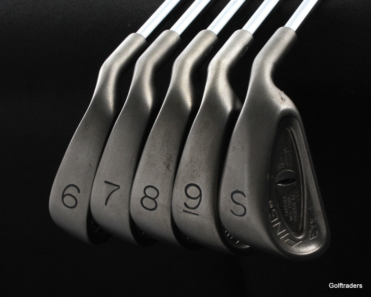 PING EYE IRONS 69 & SW STEEL DG R300 REG FLEX REFINISHED +NEW GRIPS