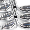 New Cobra King F9 One Length Irons 4-PW Graphite Regular Flex H537 - Image 1